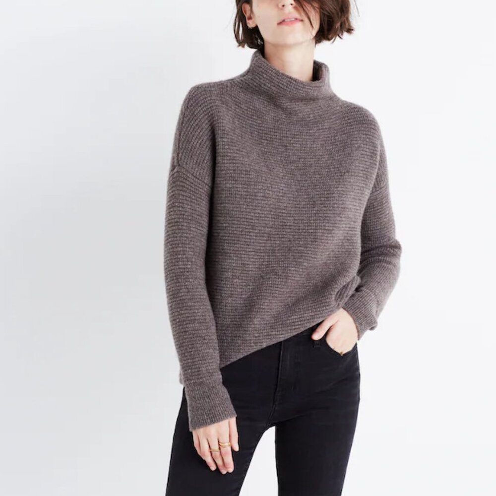 Madewell Southfield Mock Neck Sweater